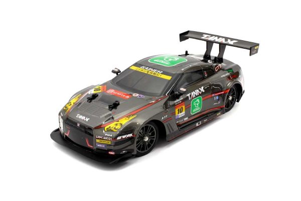 R/C 1/16 ドリフトレーシングGAINER TANAX triple a GT-R 4WD（黒 