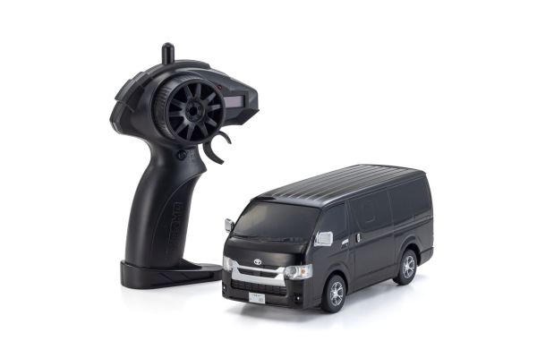 ラジオコントロールカー トヨタハイエース(京商オンライン限定ブラックモデル)のセット画像