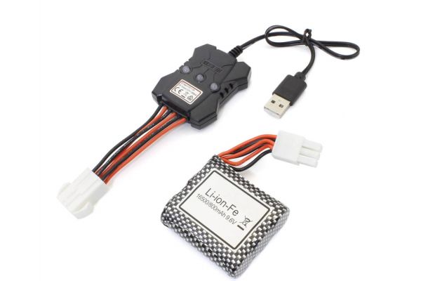 アバドン用 バッテリー&USB充電ケーブルセット TS001A-06