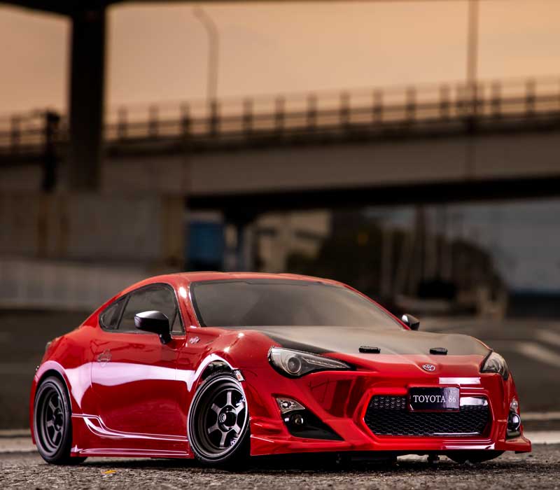 1/10 SCALE ELECTRIC POWERED 2WD DRIFT CAR FAZER D2 FZD2 readyset トヨタ 86 GT チューンド・バージョン