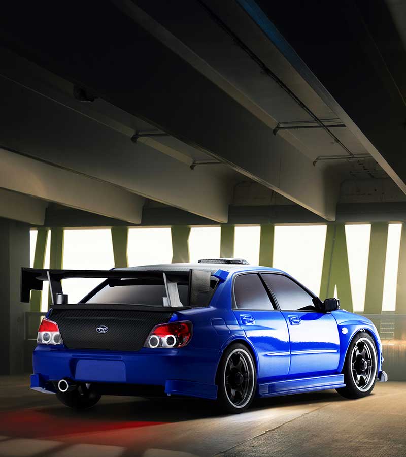 ミニッツAWDの スバルインプレッサ エアロバージョン MINI-Z AWDレディセット スバルインプレッサ エアロバージョン with カーボンボンネット